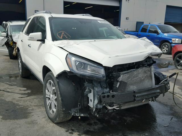 1GKKRRKD2FJ177398 - 2015 GMC ACADIA SLT WHITE photo 1