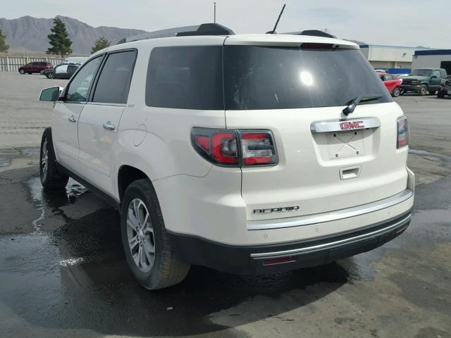 1GKKRRKD2FJ177398 - 2015 GMC ACADIA SLT WHITE photo 3