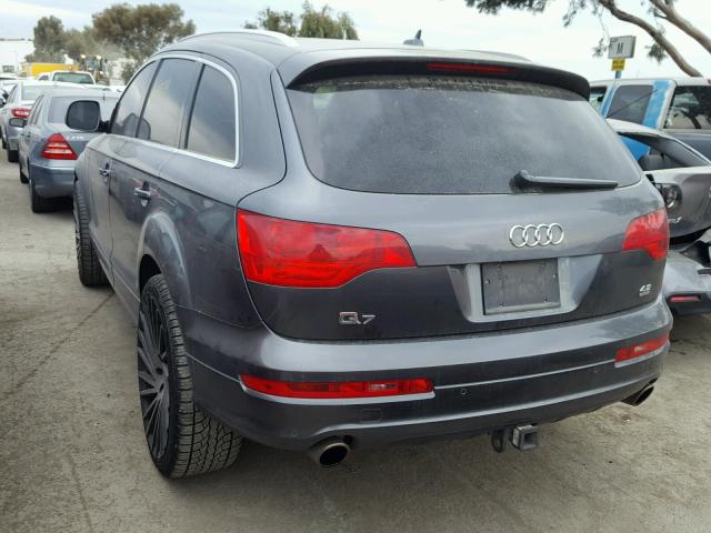 WA1CV94LX9D007321 - 2009 AUDI Q7 4.2 QUA GRAY photo 3