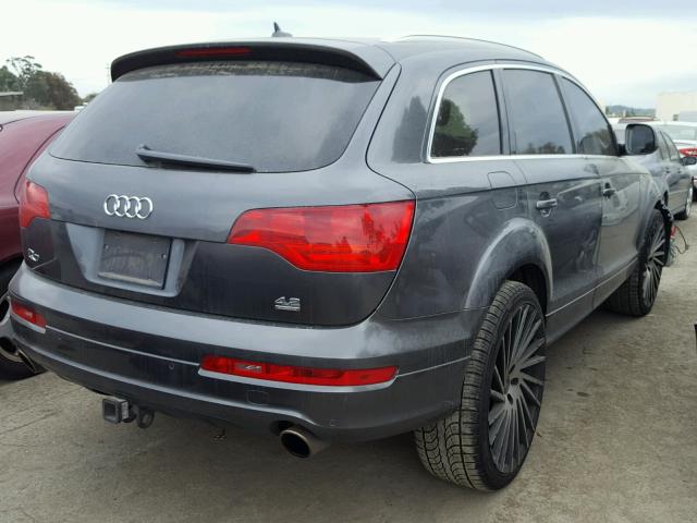 WA1CV94LX9D007321 - 2009 AUDI Q7 4.2 QUA GRAY photo 4