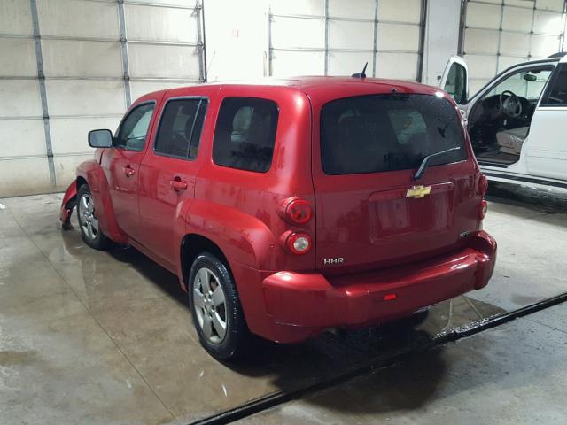 3GNBAADB2AS592803 - 2010 CHEVROLET HHR LS RED photo 3