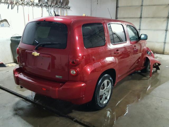 3GNBAADB2AS592803 - 2010 CHEVROLET HHR LS RED photo 4