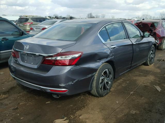 1HGCR2F37HA029969 - 2017 HONDA ACCORD LX GRAY photo 4