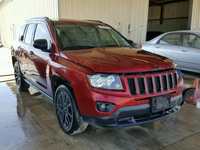 1C4NJCBA4FD319123 - 2015 JEEP COMPASS SP RED photo 1