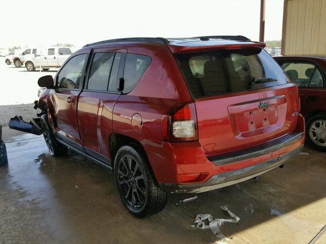 1C4NJCBA4FD319123 - 2015 JEEP COMPASS SP RED photo 3