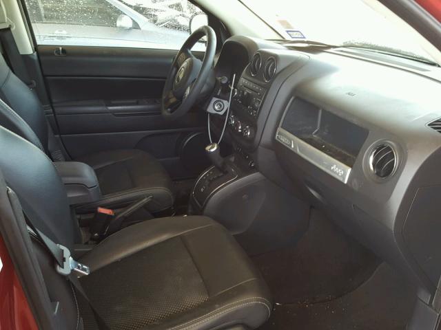 1C4NJCBA4FD319123 - 2015 JEEP COMPASS SP RED photo 5