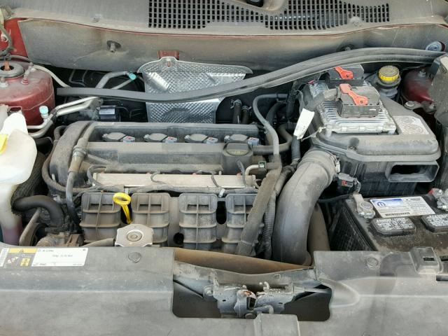 1C4NJCBA4FD319123 - 2015 JEEP COMPASS SP RED photo 7