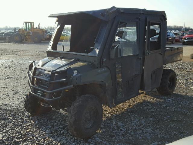 4XAWH90D9D2710672 - 2013 POLARIS RANGER 900 GREEN photo 2