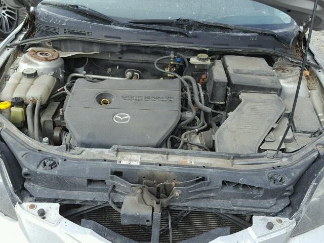 JM1BK34F291201117 - 2009 MAZDA 3 I SILVER photo 7