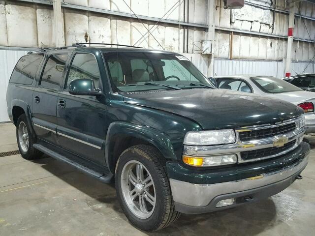 1GNFK16T91J291001 - 2001 CHEVROLET SUBURBAN K GREEN photo 1