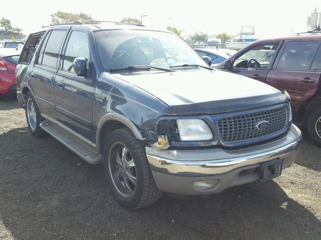 1FMRU17L31LB49354 - 2001 FORD EXPEDITION BLUE photo 1