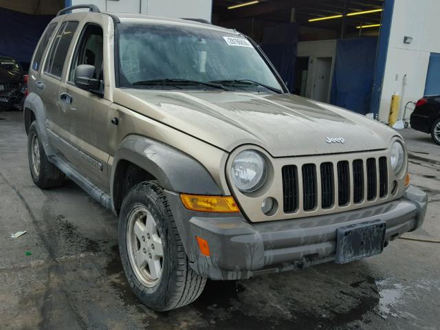 1J4GL48K87W512271 - 2007 JEEP LIBERTY SP TAN photo 1