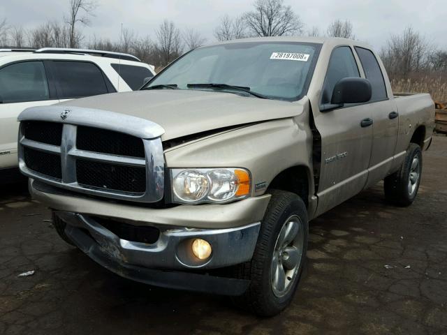 1D7HU18D65S240269 - 2005 DODGE RAM 1500 S GOLD photo 2