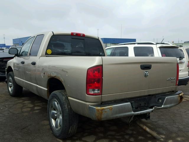 1D7HU18D65S240269 - 2005 DODGE RAM 1500 S GOLD photo 3