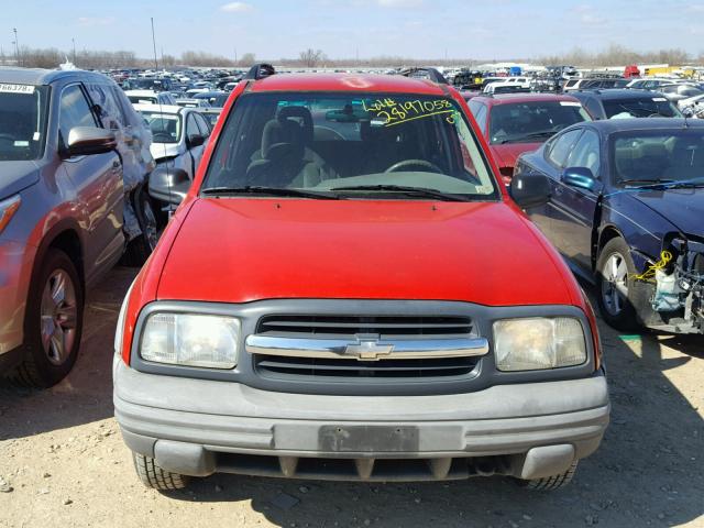 2CNBJ734336901352 - 2003 CHEVROLET TRACKER ZR RED photo 9