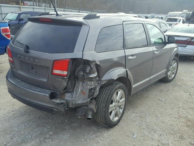 3C4PDDDG2DT646277 - 2013 DODGE JOURNEY CR GRAY photo 4