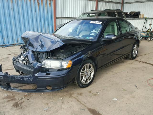 YV1RS592082694637 - 2008 VOLVO S60 2.5T BLUE photo 2