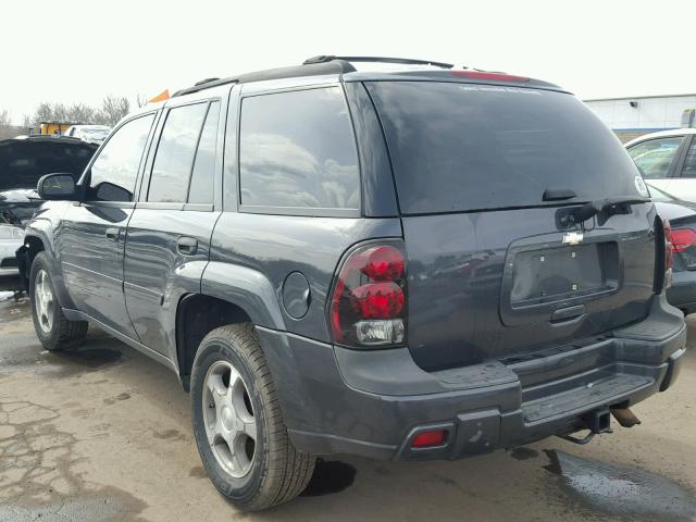 1GNDT13S772215800 - 2007 CHEVROLET TRAILBLAZE GRAY photo 3