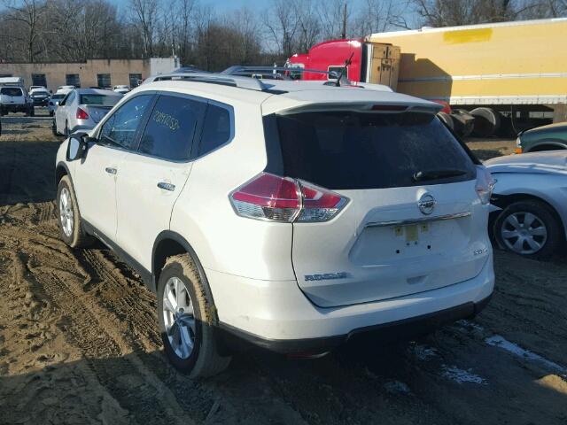 JN8AT2MV9GW150908 - 2016 NISSAN ROGUE S WHITE photo 3