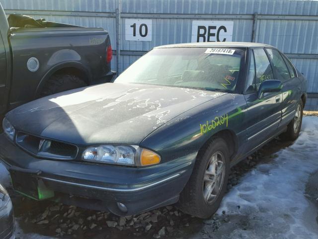 1G2HX52K4T4238350 - 1996 PONTIAC BONNEVILLE GREEN photo 2