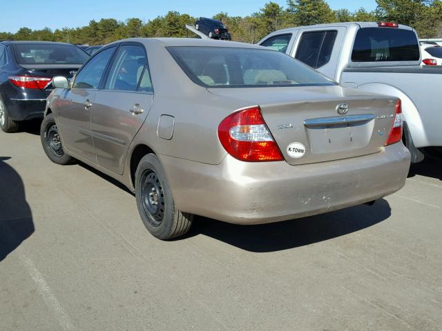 4T1BE30KX3U669186 - 2003 TOYOTA CAMRY LE TAN photo 3