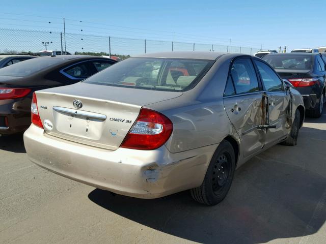 4T1BE30KX3U669186 - 2003 TOYOTA CAMRY LE TAN photo 4