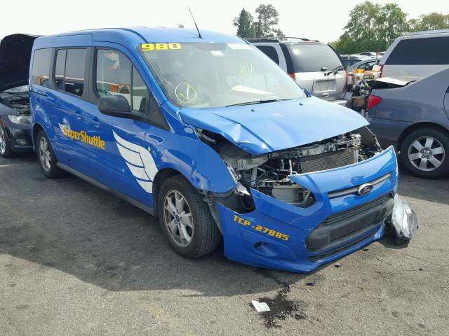 NM0GE9F79E1159543 - 2014 FORD TRANSIT CO BLUE photo 1