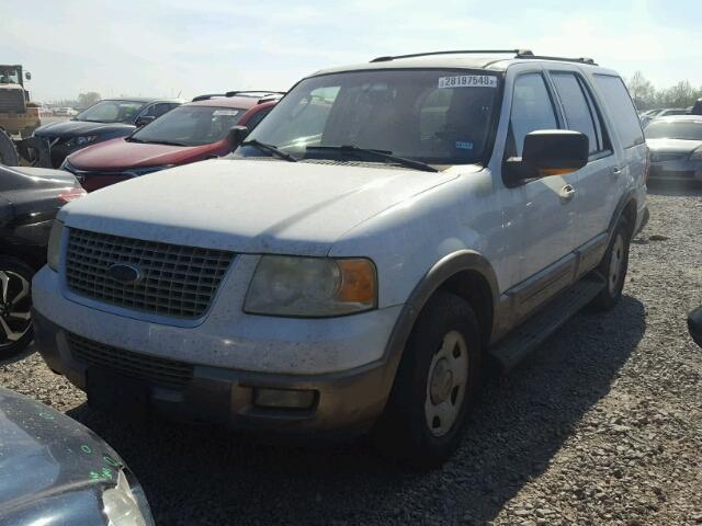 1FMRU17W83LA95854 - 2003 FORD EXPEDITION WHITE photo 2