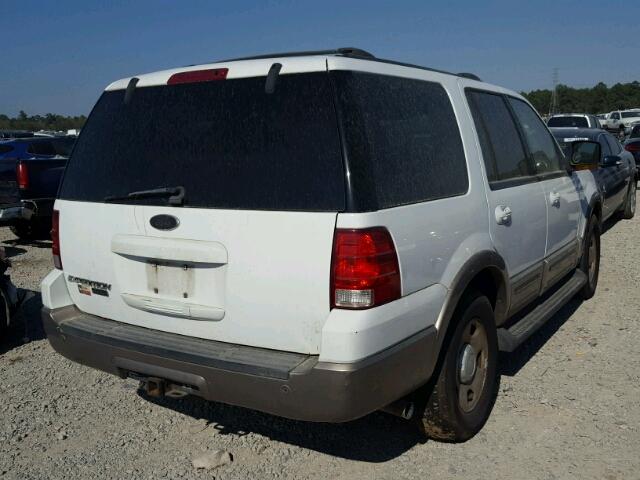 1FMRU17W83LA95854 - 2003 FORD EXPEDITION WHITE photo 4