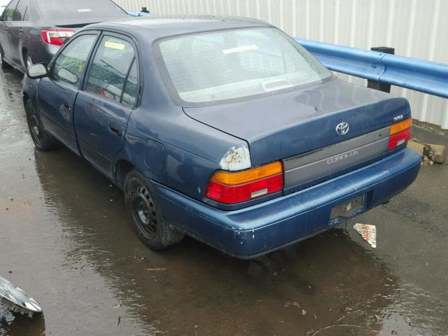 1NXAE04B6RZ223498 - 1994 TOYOTA COROLLA BLUE photo 3