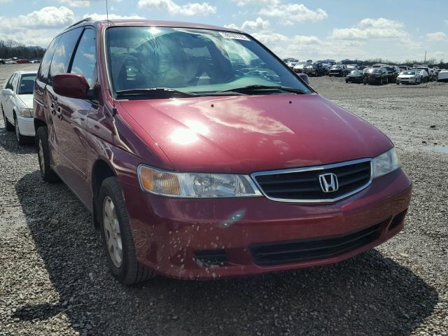 5FNRL18884B131179 - 2004 HONDA ODYSSEY EX RED photo 1