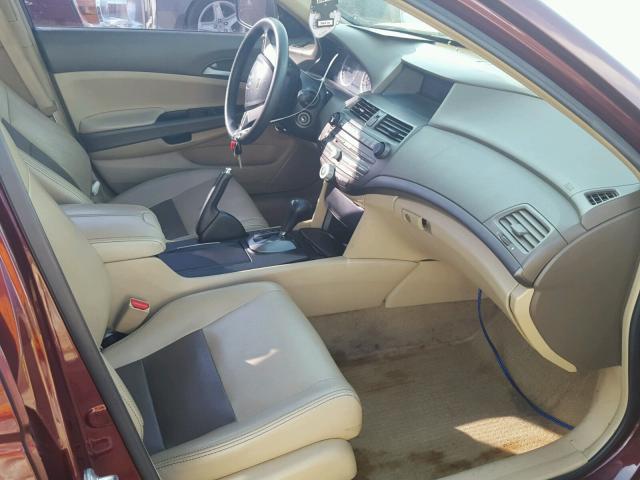 1HGCP26469A134759 - 2009 HONDA ACCORD LXP MAROON photo 5