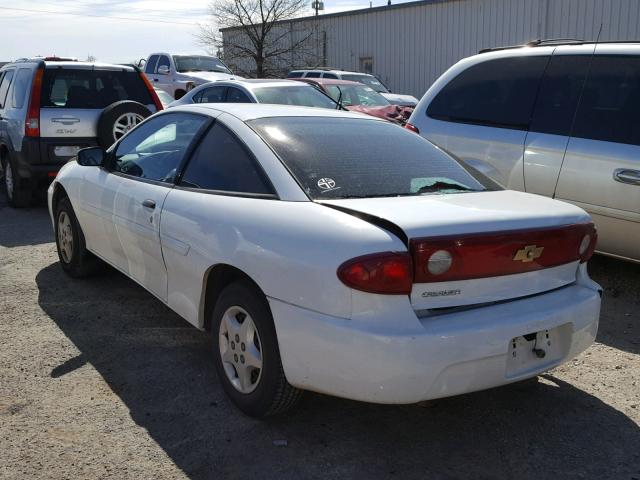 1G1JC12F947297620 - 2004 CHEVROLET CAVALIER WHITE photo 3