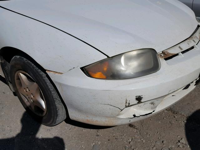 1G1JC12F947297620 - 2004 CHEVROLET CAVALIER WHITE photo 9