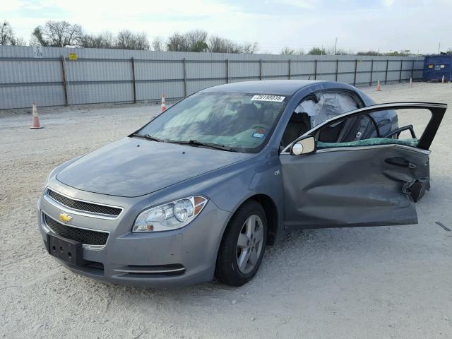 1G1ZG57B18F160137 - 2008 CHEVROLET MALIBU LS GRAY photo 2