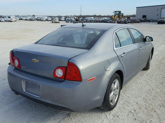 1G1ZG57B18F160137 - 2008 CHEVROLET MALIBU LS GRAY photo 4