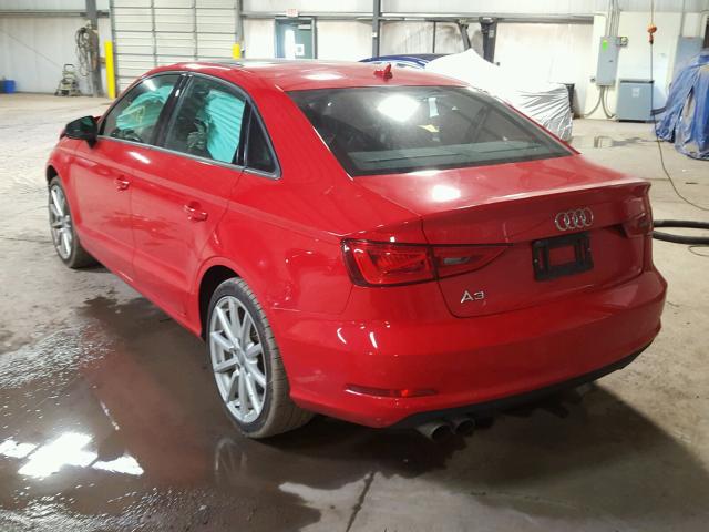 WAUACGFF8F1013188 - 2015 AUDI A3 PREMIUM RED photo 3