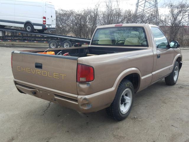 1GCCS1445TK225601 - 1996 CHEVROLET S TRUCK S1 BROWN photo 4