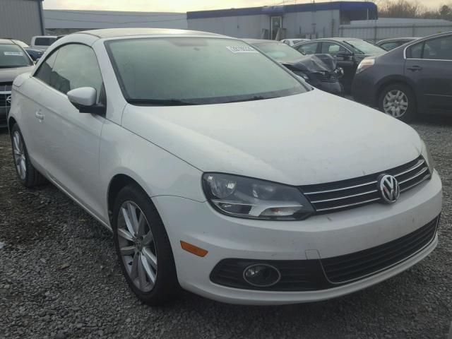 WVWBW7AH3CV008606 - 2012 VOLKSWAGEN EOS KOMFOR WHITE photo 1