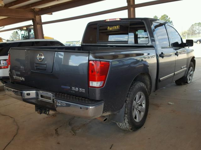 1N6BA0EC2AN303338 - 2010 NISSAN TITAN XE CHARCOAL photo 4