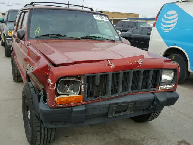 1J4FT68S8WL118888 - 1998 JEEP CHEROKEE S MAROON photo 1