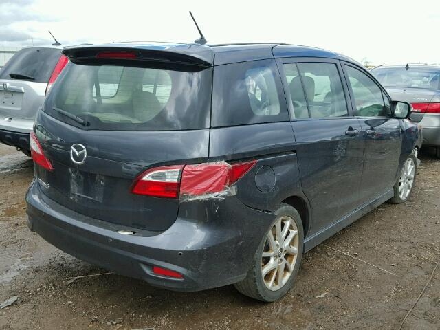 JM1CW2CL9D0152670 - 2013 MAZDA 5 GRAY photo 4