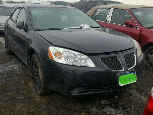 1G2ZG58N874141597 - 2007 PONTIAC G6 BASE BLACK photo 1