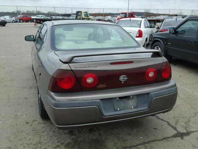 2G1WH52K939343133 - 2003 CHEVROLET IMPALA LS TAN photo 3