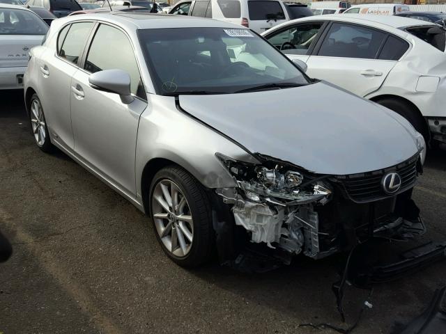 JTHKD5BH0B2020963 - 2011 LEXUS CT 200 SILVER photo 1