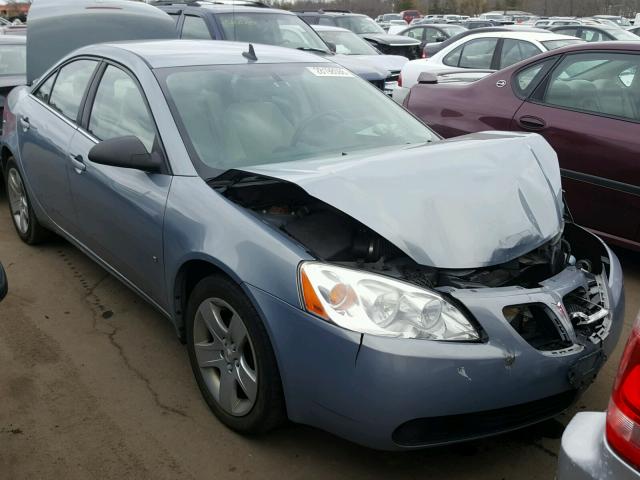 1G2ZG57B294227174 - 2009 PONTIAC G6 BLUE photo 1