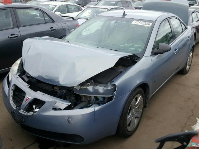 1G2ZG57B294227174 - 2009 PONTIAC G6 BLUE photo 2