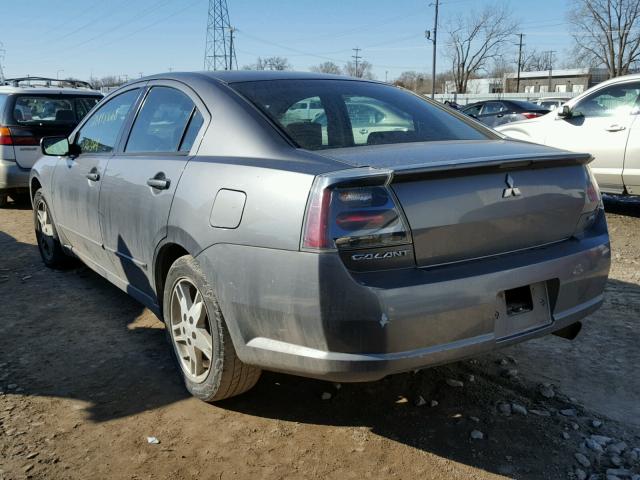 4A3AB76S56E076645 - 2006 MITSUBISHI GALANT GTS GRAY photo 3