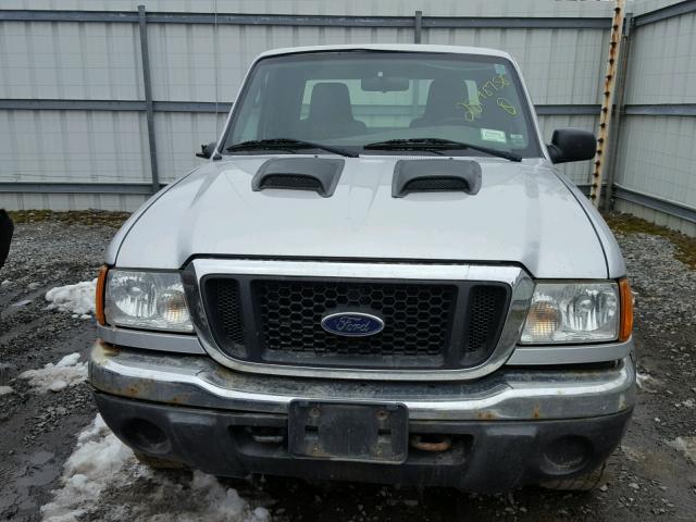 1FTYR15E34PB46070 - 2004 FORD RANGER SUP SILVER photo 9