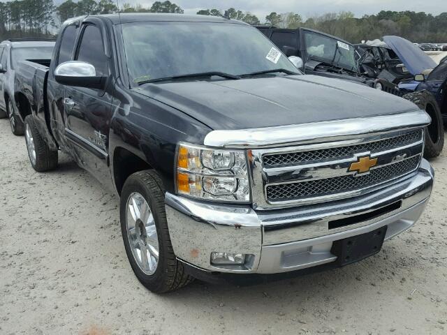 1GCRCSE05DZ408675 - 2013 CHEVROLET SILVERADO BLACK photo 1